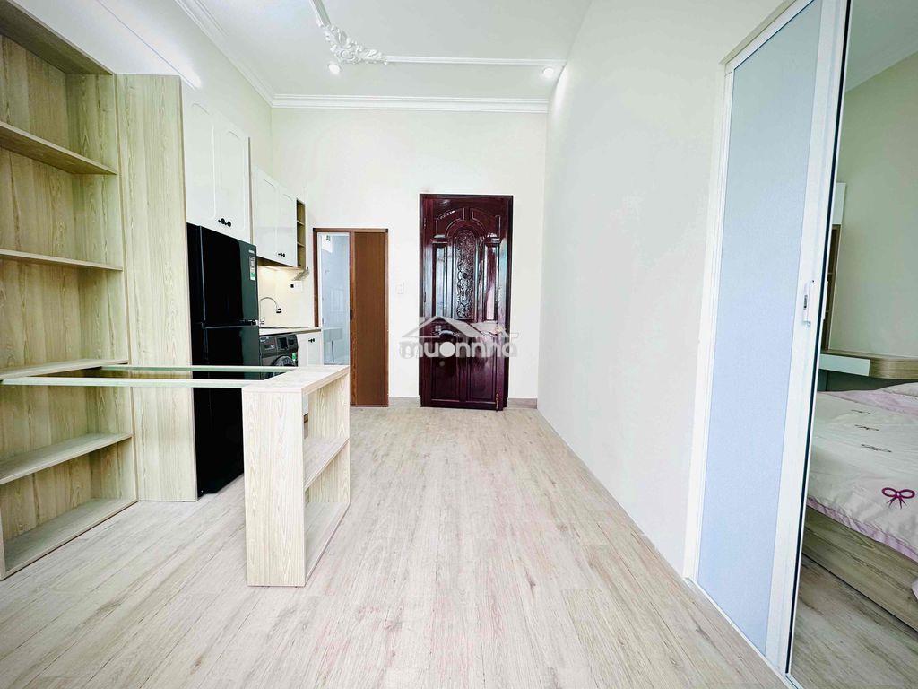 Căn hộ 01 phòng ngủ - 01 phòng bếp - ban công - nhà mới xây xong - 3