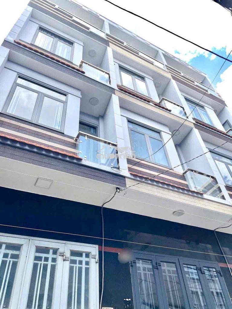 Nhà phố , mới xây 1 trệt +2 lầu + sân thượng shr, hoàn công đủ