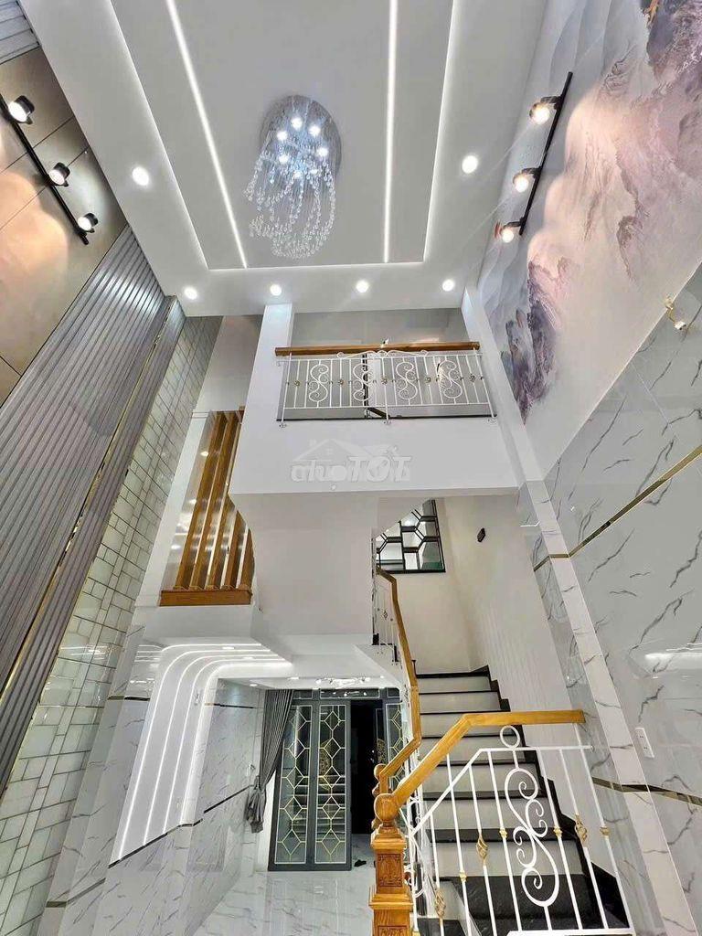 Nhà bán đường lê văn quới_ mã lò: 4mx13m đúc 1 lửng 3 lầu - Ảnh 2