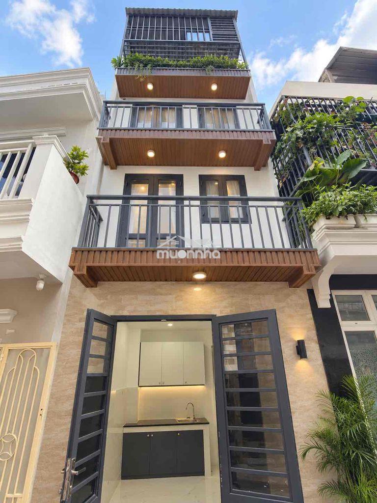 🔥 Nhà siêu hiếm vip - nhà 4 tầng - f3 gò vấp - hbg 10m ra hẻm ô tô