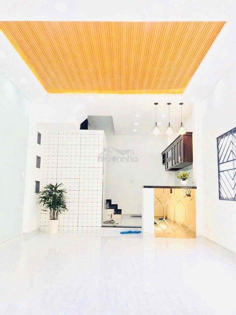 🛑Nhà mới đẹp, 3 tầng (4.3x10m), sổ đẹp, hẻm 3.5m âu dương lân - Ảnh 2