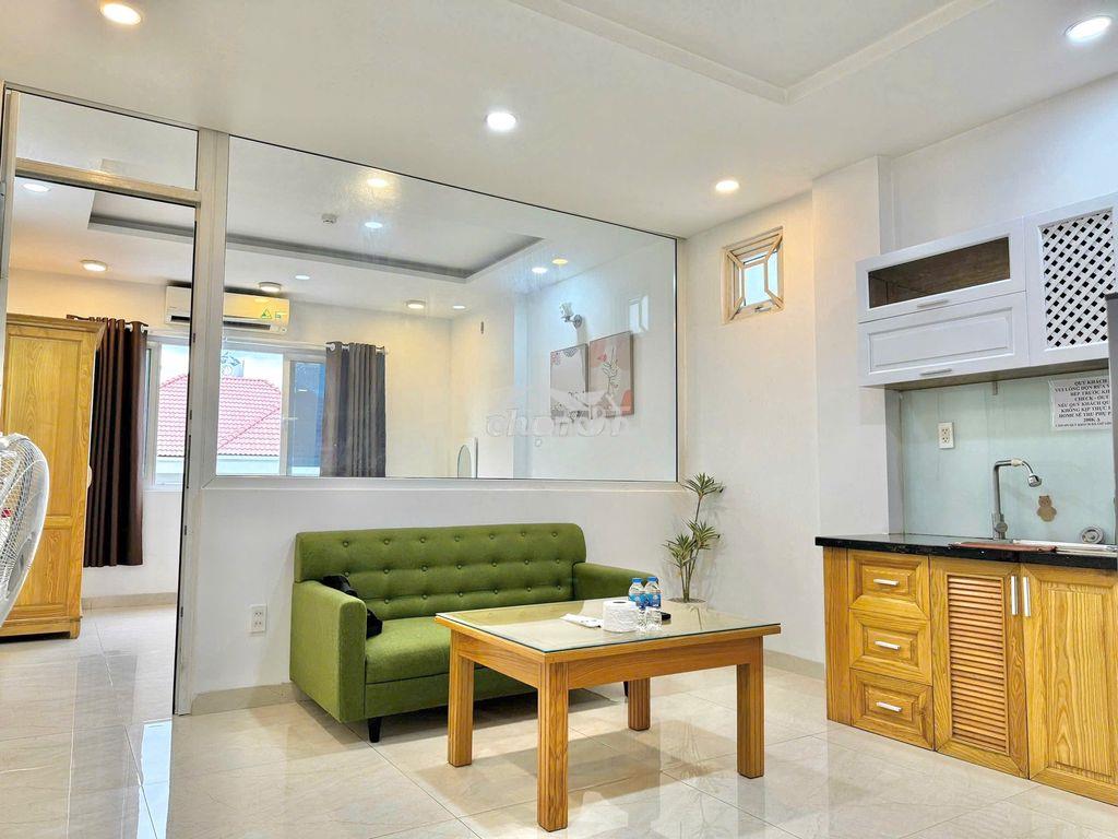 Chdv 1pn+1pk rộng 50m2 ngay chung cư hà đô, toà nhà viettel, ueh,bku - Ảnh 3