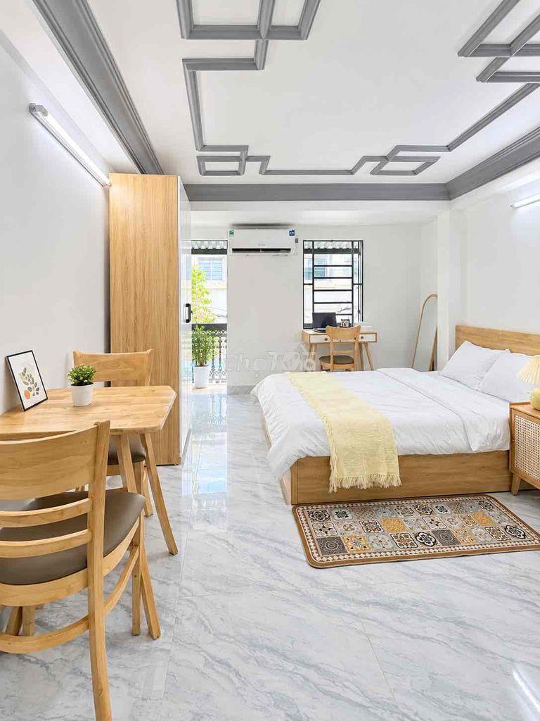 Cho thuê căn hộ dịch vụ studio ban công gò vấp