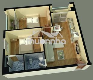 Cho thuê chung cư tecco green nest 2pn, giá 7tr, có máy lạnh. - Ảnh 3