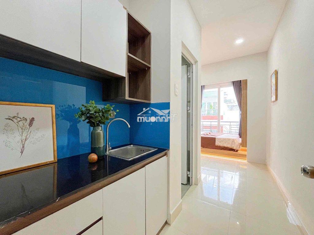 💥Căn hộ dạng 1 phòng ngủ, cách xa bếp - bancony - chill như homestay - Ảnh 4