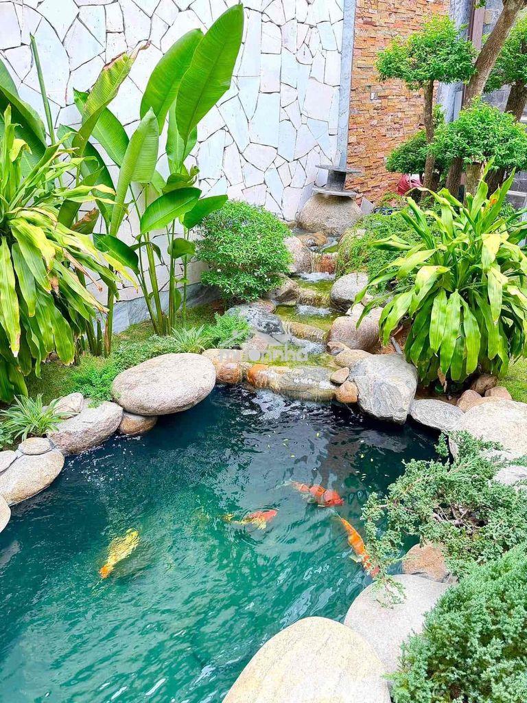 🔥Nhà 3 tầng sân vườn 105m2 có hồ cá koi - kiệt nguyễn phước nguyên - 2