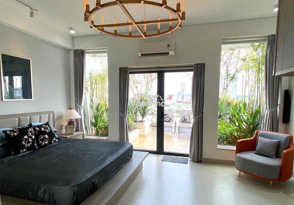 Căn hộ sân vườn 60m2 full nội thất ngay cầu ông lãnh - q1 - Ảnh 4