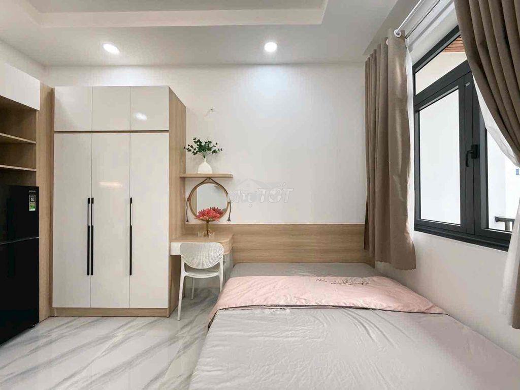 🥰Cho thuê phòng studio mới, ban công, máy giặt riêng, lê quang định - Ảnh 4