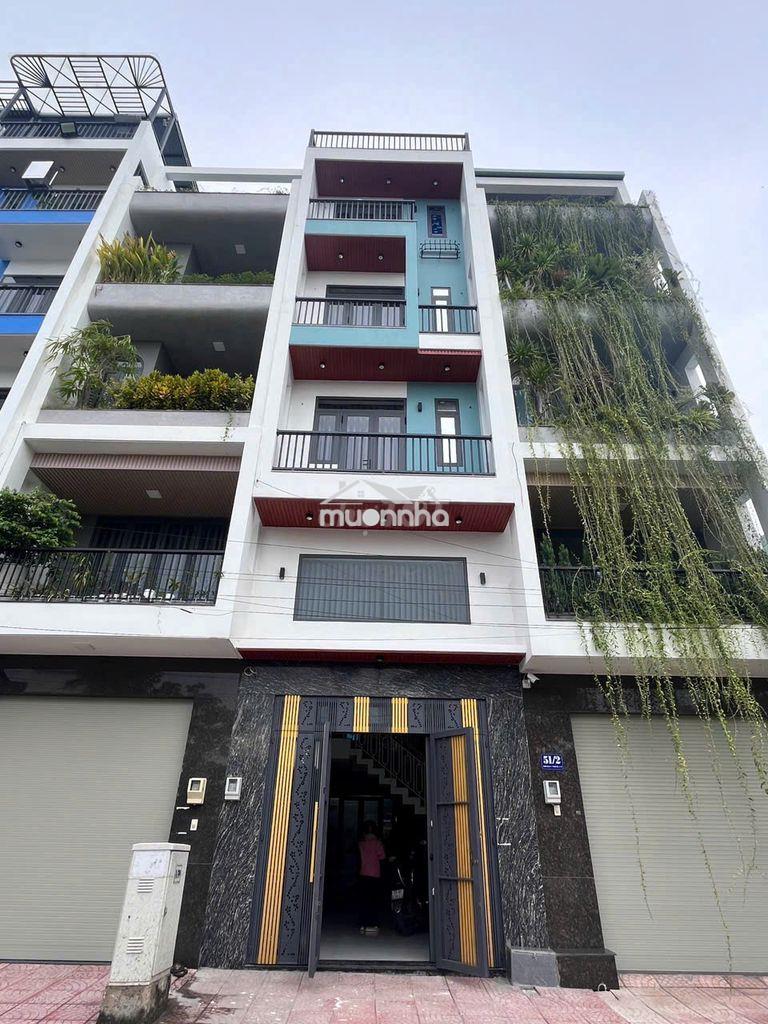 Nhà 5 tầng full nội thất 4pn 5wc, gara ô tô tl43