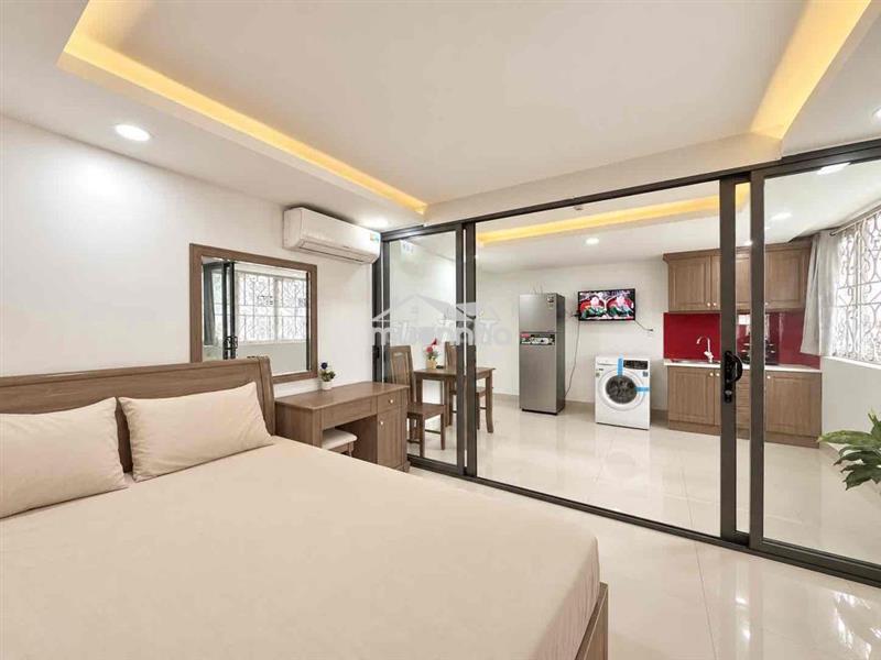 Căn hộ 1pn tách bếp rộng 30m² view bờ kè hoàng sa sát cv lê thị riêng