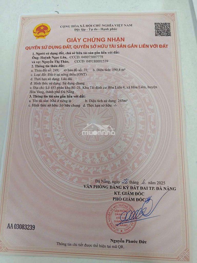 Chính chủ cần bán nhà ngay chợ quan nam - Ảnh 3