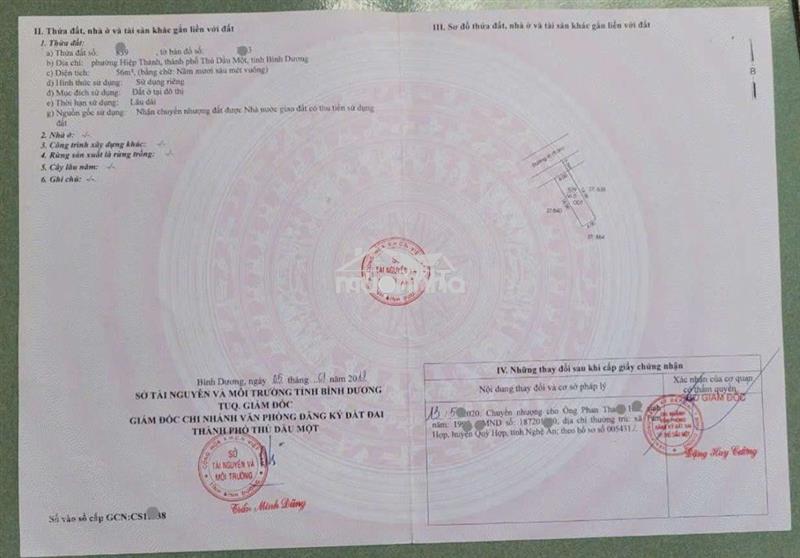 Bán nhà kdc hiệp thành 2