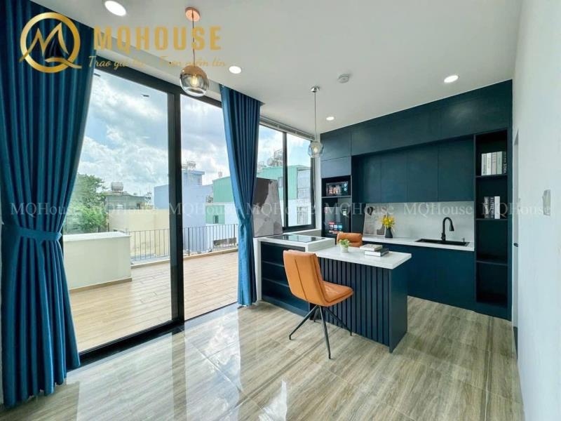 Cho thuê căn hộ 1 phòng ngủ, sân thượng, toà nhà thang máy ngay bùi đình tuý tiện đi chợ bà chiểu, hoàng hoa thám, lê quang định và quận 1, quận 3, phú nhuận - Ảnh 4
