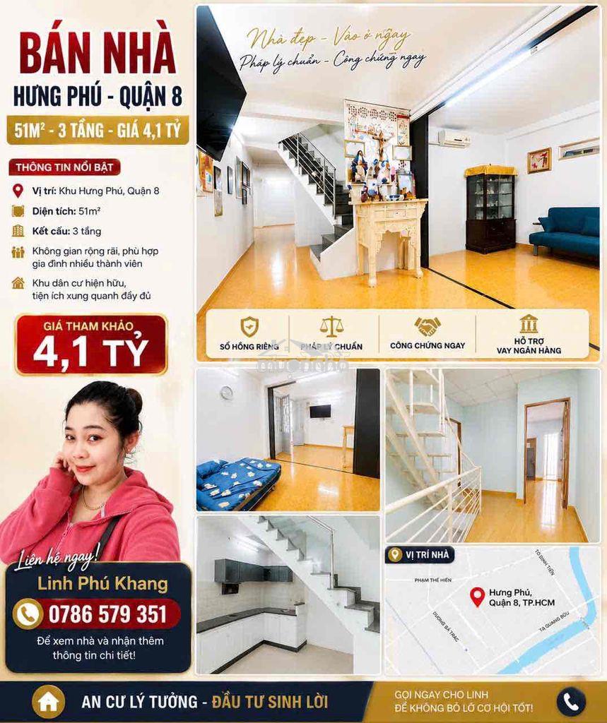 🏡 Bán nhà hưng phú quận 8 – 55m² – 3 tầng – giá 4,1 tỷ bạn đang tìm nh - Ảnh 2