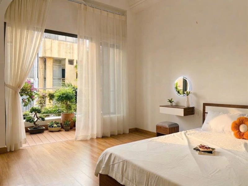 Cho thuê căn hộ 1pn balcon full nội thất - ngay nguyễn cửu vân, thuận tiện di chuyển các quận trung tâm