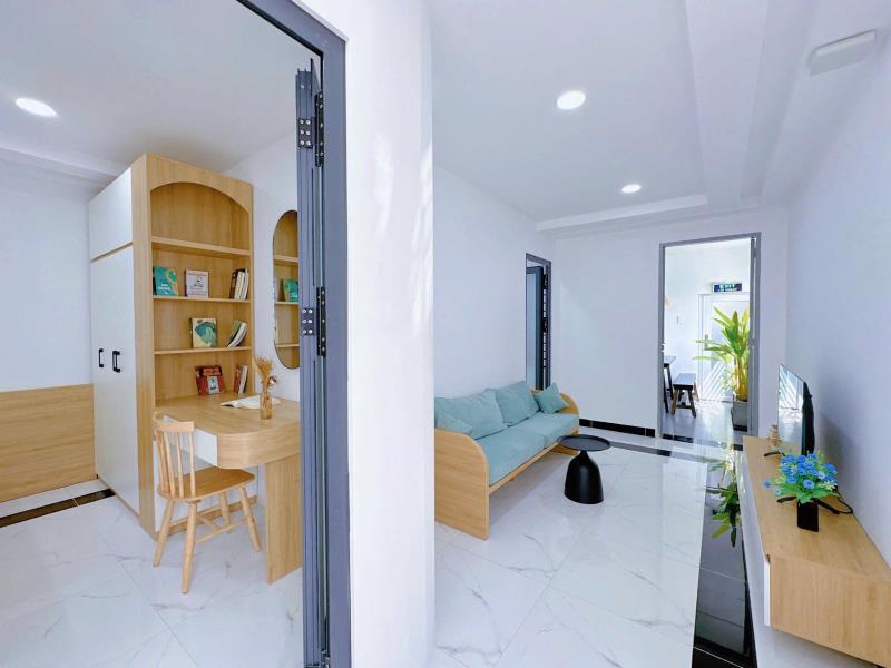 Khai trương - căn hộ 2 phòng ngủ - ban công -thang máy - khu đại học bình thạnh - hàng xanh