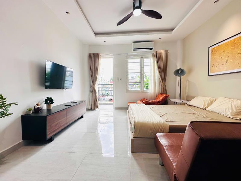 Cho thuê phòng trọ nội thất đầy đủ, máy giặt riêng – 42m² xô viết nghệ tĩnh, bình thạnh – gần hàng xanh & cầu thị nghè