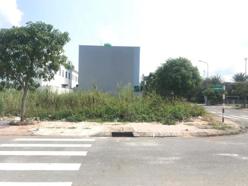 Bán đất góc 2mt the sol city,long thượng, cần giuộc dt 162m2 full thổ giá chốt 5,5 tỷ