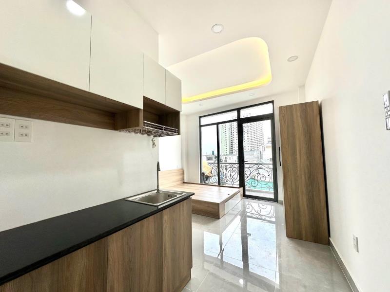 Cho thuê căn hộ studio - full nội thất - máy giật riêng  - bancon to - nơ trang long - bình thạnh - Ảnh 4