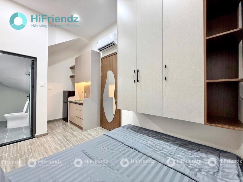 Cho thuê căn hộ studio mới khai trương cửa sổ lớn (gần ngã tư phú nhuận) | phan đăng lưu, phú nhuận / bình thạnh