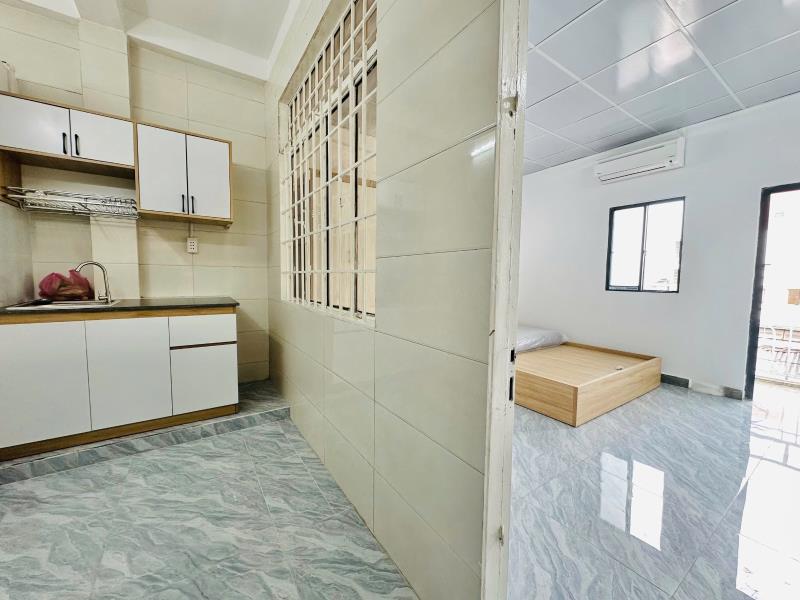Cho thuê căn hộ 1pn tách bếp có ban công thoáng đón nắng máy giặt riêng full nội thất hồ biểu chánh gần bình thạnh , quận 1 , quận 3 - Ảnh 3