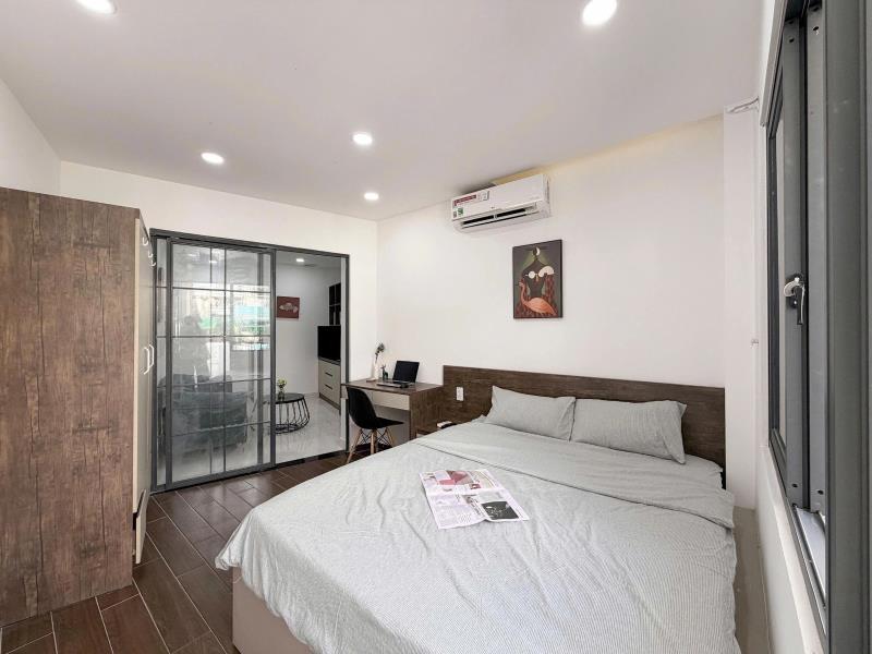 Thuê ngay căn hộ 1 phòng ngủ tách bếp full nội thất ngay trần kế xương - 40m2 - gần khu ẩm thực phan xích long giáp quận 1,3 khu an ninh , hẻm ô tô tận cửa - Ảnh 3