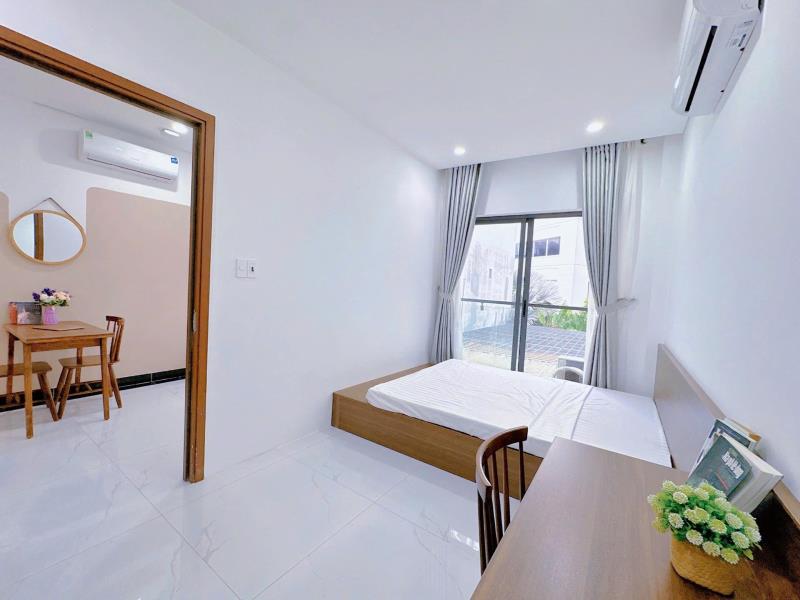 Cho thuê căn hộ 1 phòng ngủ thang máy, ban công lớn trumg tâm quận bình thạnh - Ảnh 3