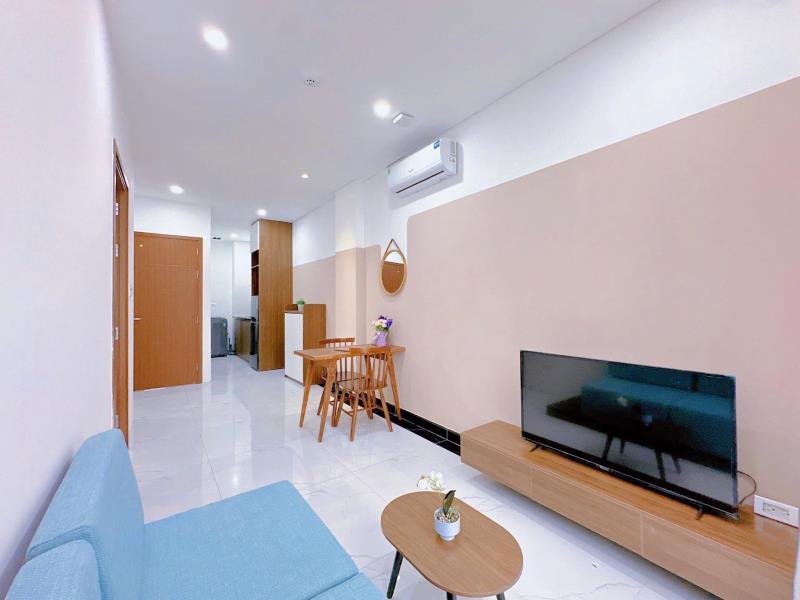 Cho thuê căn hộ 1 phòng ngủ thang máy, ban công lớn trumg tâm quận bình thạnh - Ảnh 2