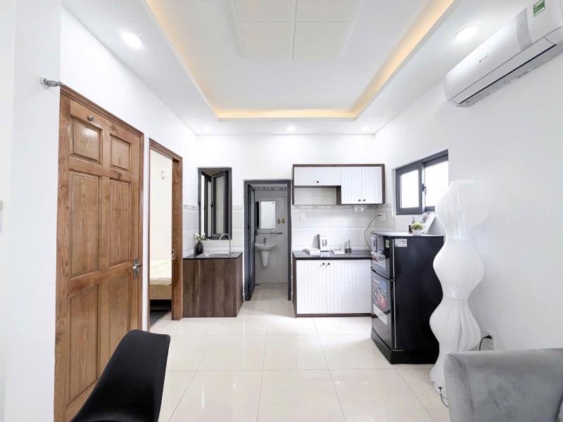 Căn hộ 1pn cửa sổ thoáng mát – full nội thất – tòa nhà thang máy – giá 7tr - Ảnh 3