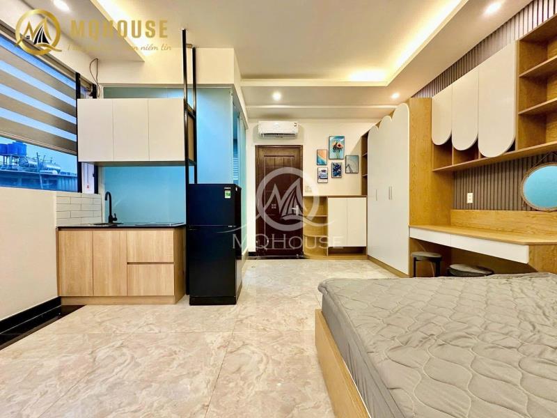 Cho thuê căn hộ cao cấp - ban công full nội thất - nhà mới 100% - Ảnh 3