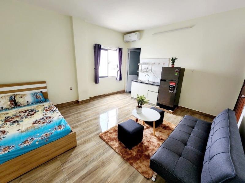 Cho thuê phòng studio 35m², full nội thất, có thang máy – chu văn an, bình thạnh gần vlu, uth, ftu2