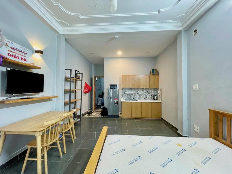 Cho thuê căn hộ ban công, máy giặt riêng – nội thất đầy đủ – 38m² nguyễn xí, bình thạnh – gần chợ bà chiểu - Ảnh 2