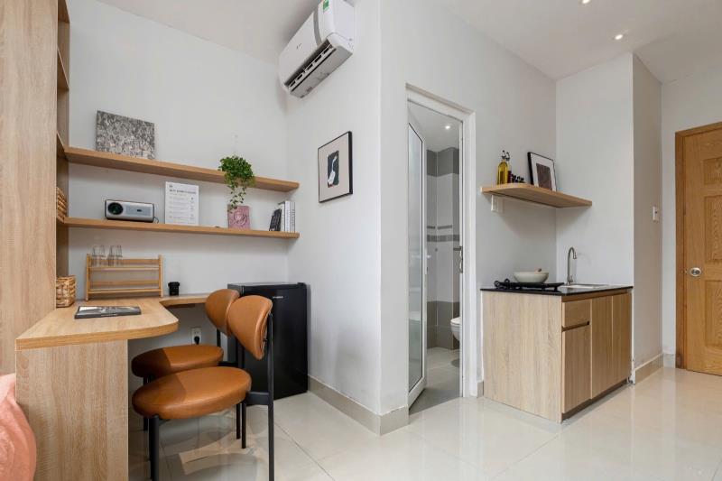 🍂Cho thuê căn hộ studio hiện đại ngay phố ẩm thực phan xích long giáp q1 - Ảnh 4