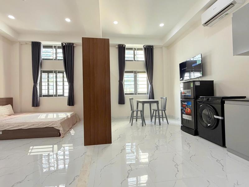 Khai trương căn hộ tách bếp, cửa sổ lớn, máy giặt riêng xô viết nghệ tĩnh, bình thạnh sát q1, hàng xanh - Ảnh 2