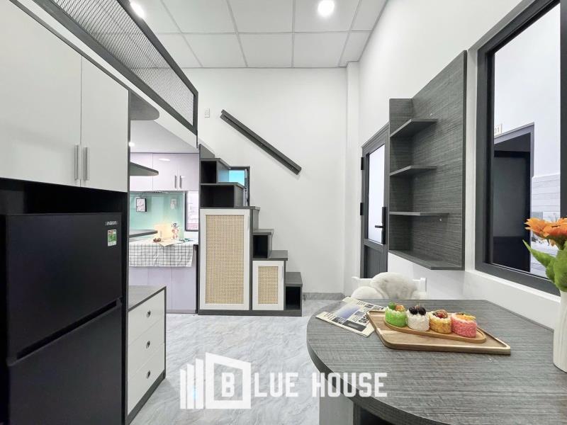 Cho thuê căn hộ duplex ban công - full nội thất | đi bộ 2’ qua đại học văn hiến - Ảnh 2