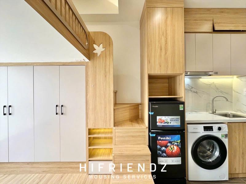 Cho thuê căn hộ duplex - full nội thất - ban công - cửa sổ trời | ngay ngã tư bảy hiền - Ảnh 3
