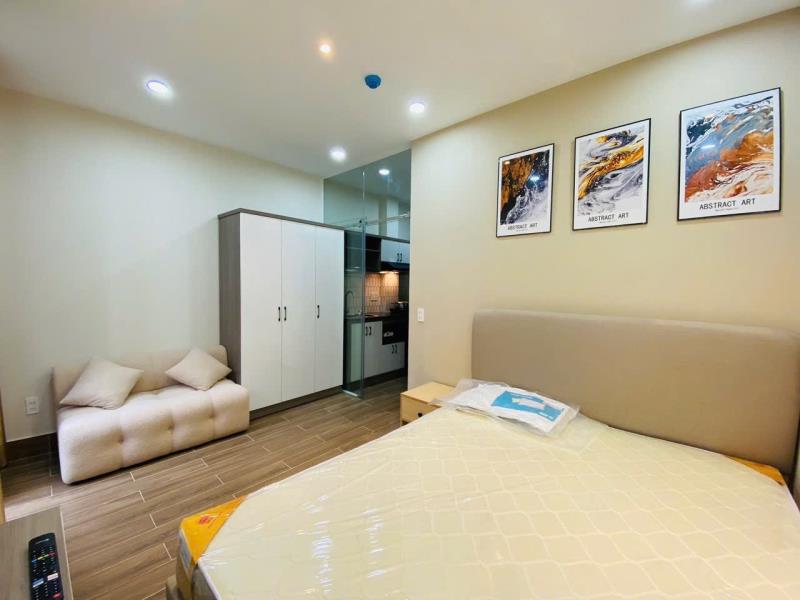 Cho thuê căn hộ 1 phòng ngủ, thang máy tận phòng gần chợ bà chiểu quận bình thạnh - Ảnh 3