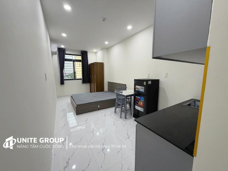 Cho thuê căn hộ cửa sổ lớn thoáng mát, full nội thất – gần hutech, uef - xô viết nghệ tĩnh, bình thạnh