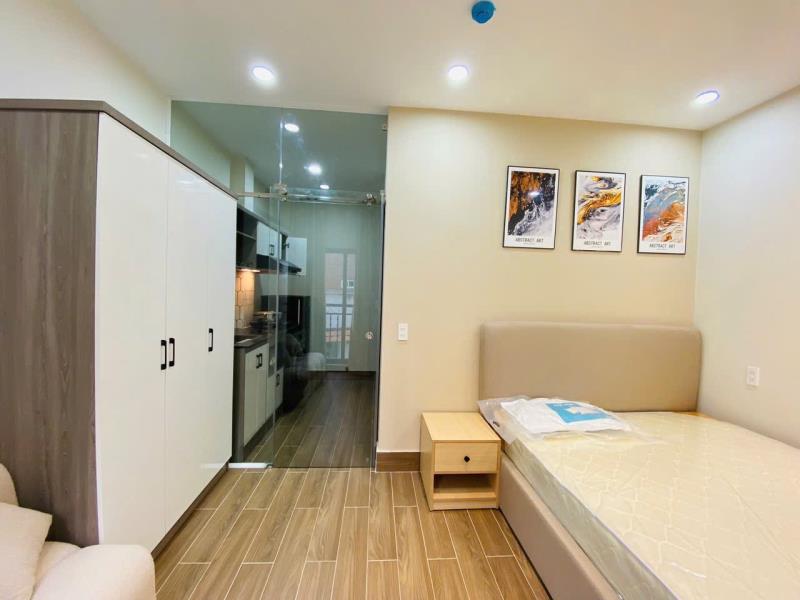 Cho thuê căn hộ 1 phòng ngủ, thang máy tận phòng gần chợ bà chiểu quận bình thạnh - Ảnh 4