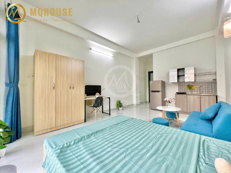 Cho thuê căn hộ ban công đường lê văn sỹ gần chợ nguyễn văn trỗi quận 3 full nội thất - Ảnh 3