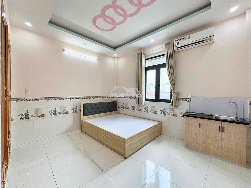 Cho thuê studio cửa sổ trời full nội thất gần emart phan huy ích - Ảnh 2