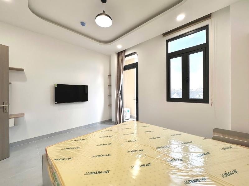 1 phòng ngủ bancol full nt , thang máy, đậu ô tô - Ảnh 2