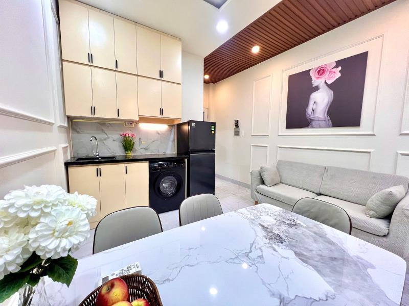 Cho thuê căn hộ 1 phòng ngủ full nội thất 50m2 - Ảnh 3