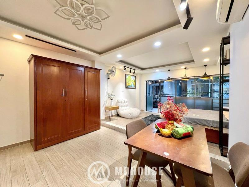 Cho thuê căn hộ studio bancol siêu rộng cực thoáng mát ngay sân bay - Ảnh 3