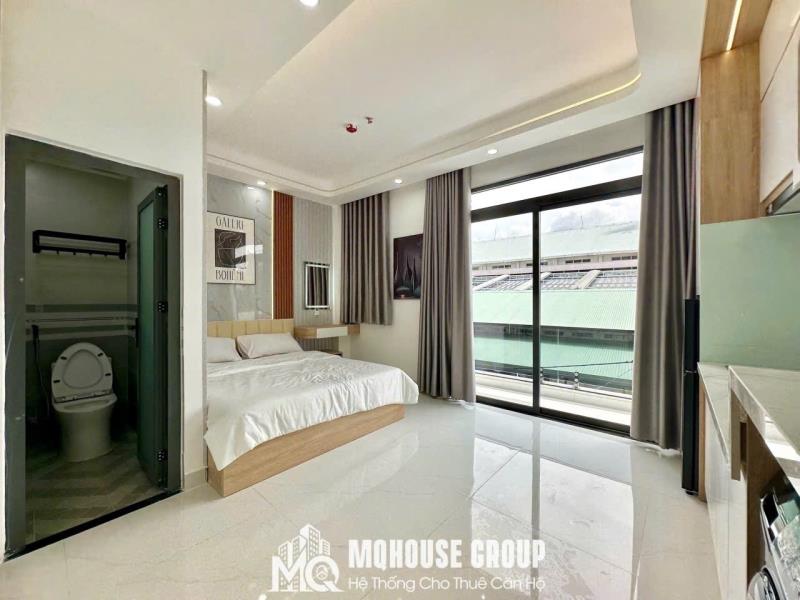Studio ban công full nội thất - lê đức thọ