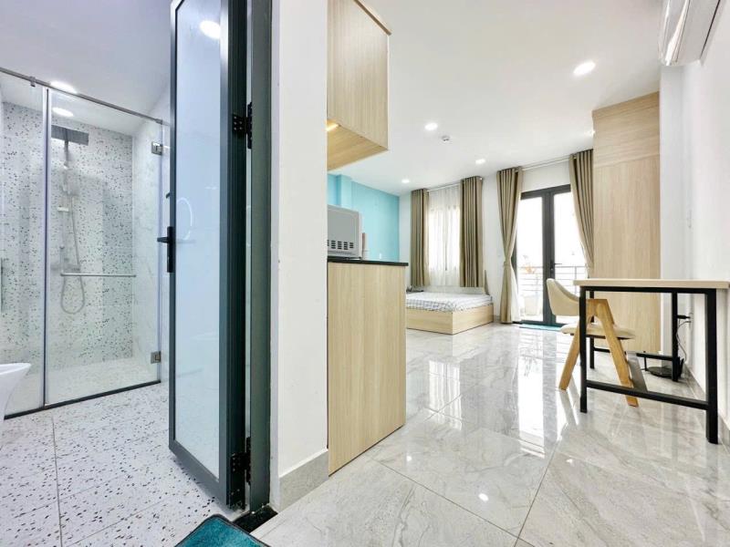 Cho thuê căn hộ 1 pn phan xích long - thích quảng đức full nội thất ban công rộng rãi - tiện di chuyển q3 q1 bình thạnh - Ảnh 3
