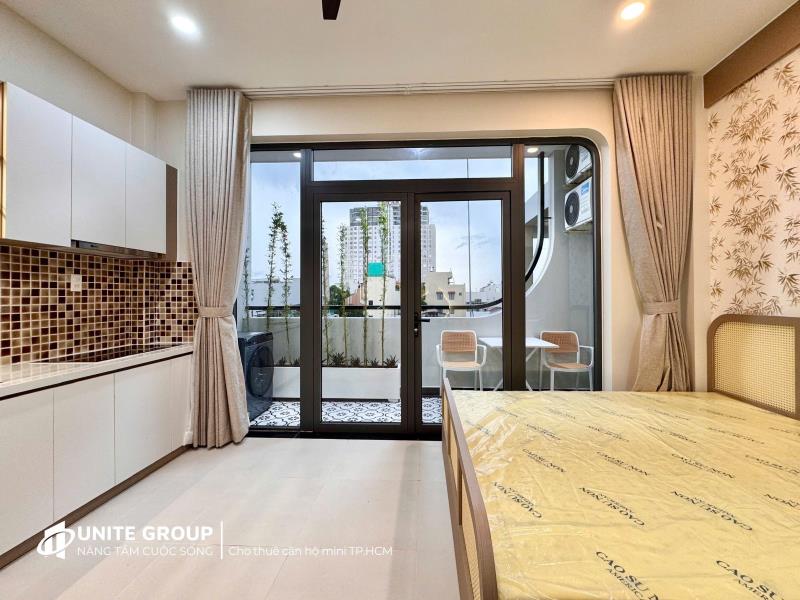 Studio full nội thất, ban công thoáng | gần đầm sen – âu cơ