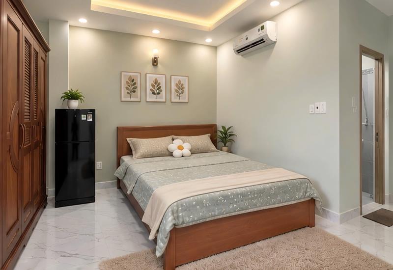 Cho thuê căn hộ 1 phòng ngủ có ban công rộng full nội thất đường phạm viết chánh quận bình thạnh, ngay sát trung tâm quận 1 - Ảnh 3