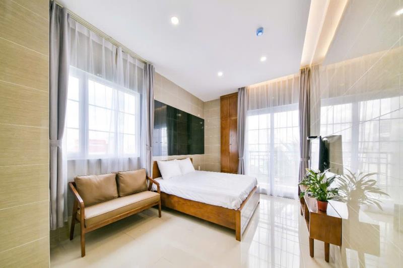 Căn hộ studio/1phòng ngủ ban công - thang máy, bảo vệ - gần ngã tư phú nhuận, sân bay tân sơn nhất - Ảnh 2