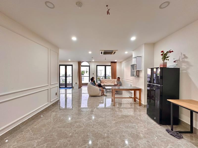Cho thuê căn hộ 100m² ban công riêng rộng thoáng, full nội thất – nguyễn xí, bình thạnh | gần đh văn lang, emart - Ảnh 2